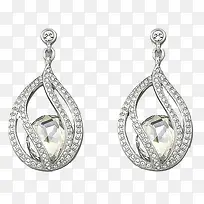 施华洛世奇首饰宝石耳坠-空若网 施华洛世奇首饰宝石耳坠-空若网