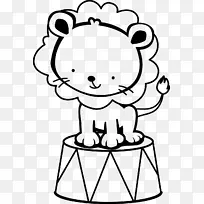 马戏团绘画艺术小丑水彩画动物-空若网 马戏团绘画艺术小丑水彩画动物-空若网