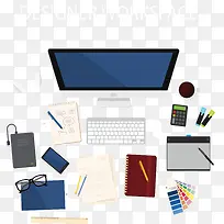 台式电脑办公桌面-空若网 台式电脑办公桌面-空若网