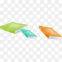 开学季多彩水彩书本-空若网 开学季多彩水彩书本-空若网