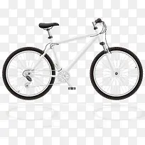 时尚白色单车设计矢量图-空若网 时尚白色单车设计矢量图-空若网