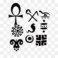 古埃及文字矢量素材-空若网 古埃及文字矢量素材-空若网