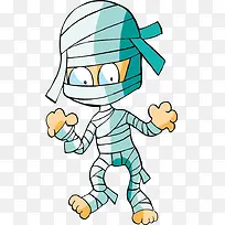 卡通矢量埃及木乃伊-空若网 卡通矢量埃及木乃伊-空若网