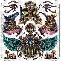 埃及特色图标-空若网 埃及特色图标-空若网