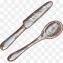 灰色餐具小刀-空若网 灰色餐具小刀-空若网