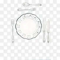 手绘餐具-空若网 手绘餐具-空若网