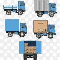 矢量货车免费素材-空若网 矢量货车免费素材-空若网