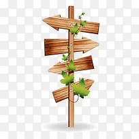 复古箭头指路标牌-空若网 复古箭头指路标牌-空若网