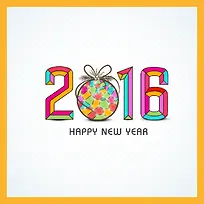 2016可爱卡通新年快乐-空若网 2016可爱卡通新年快乐-空若网