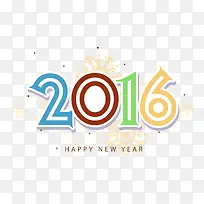 卡通2016新年快乐-空若网 卡通2016新年快乐-空若网