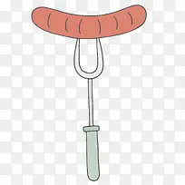 卡通刀叉火腿-空若网 卡通刀叉火腿-空若网