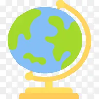 扁平化卡通地球仪-空若网 扁平化卡通地球仪-空若网