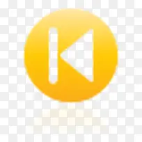 按钮开始超级单黄图标-空若网 按钮开始超级单黄图标-空若网