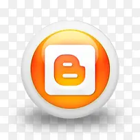 博客标志广场有光泽的橙色球体的-空若网 博客标志广场有光泽的橙色球体的-空若网