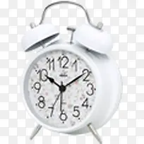白色现代风格时尚闹钟-空若网 白色现代风格时尚闹钟-空若网