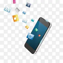 卡通手机矢量图下载-空若网 卡通手机矢量图下载-空若网