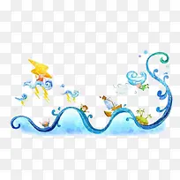 卡通海免抠素材-空若网 卡通海免抠素材-空若网