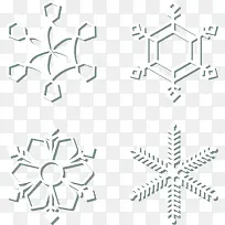 白色雪花矢量漫天飞雪素材-空若网 白色雪花矢量漫天飞雪素材-空若网