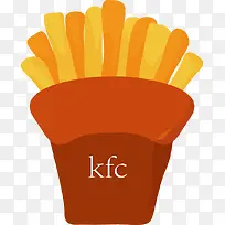 薯条矢量素材-空若网 薯条矢量素材-空若网