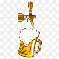 简笔啤酒杯-空若网 简笔啤酒杯-空若网