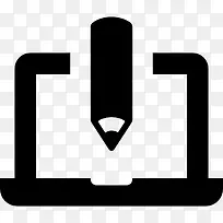 笔记本电脑图标-空若网 笔记本电脑图标-空若网