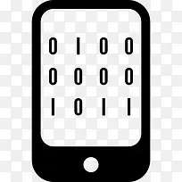 二进制数据的计算机图标-空若网 二进制数据的计算机图标-空若网