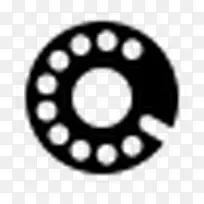 电话拨号盘小图标-空若网 电话拨号盘小图标-空若网