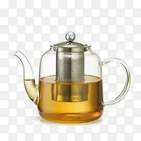 加厚高硼硅耐热玻璃草茶壶G326-空若网 加厚高硼硅耐热玻璃草茶壶G326-空若网