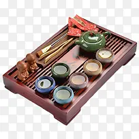 红木茶具套装-空若网 红木茶具套装-空若网