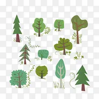 卡通小树-空若网 卡通小树-空若网