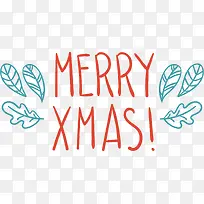 手绘叶子和英文-空若网 手绘叶子和英文-空若网