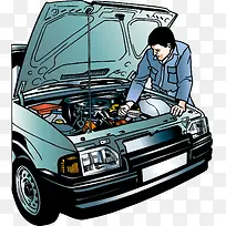 修车的人-空若网 修车的人-空若网