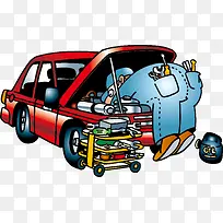 修车的人-空若网 修车的人-空若网