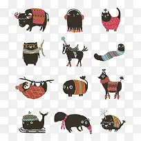 卡通动物-空若网 卡通动物-空若网