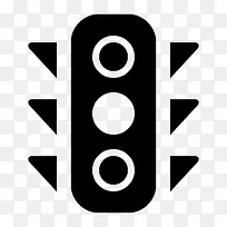 交通灯橙色黑色默认图标-空若网 交通灯橙色黑色默认图标-空若网