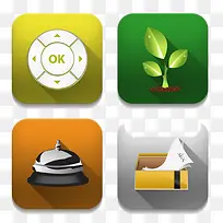 手机app按钮高清免扣素材-空若网 手机app按钮高清免扣素材-空若网