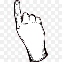 粗糙的手指食指指向某处-空若网 粗糙的手指食指指向某处-空若网