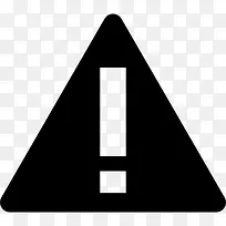 警告标志三角形感叹图标-空若网 警告标志三角形感叹图标-空若网