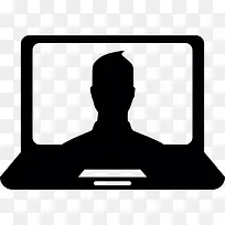 笔记本电脑图标-空若网 笔记本电脑图标-空若网