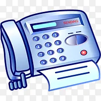 电话传真机图标-空若网 电话传真机图标-空若网
