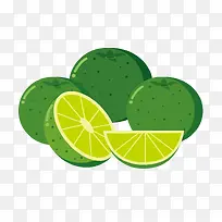 矢量酸橙水果免费素材-空若网 矢量酸橙水果免费素材-空若网