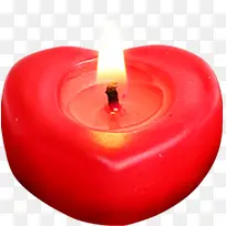 爱心燃烧蜡烛-空若网 爱心燃烧蜡烛-空若网