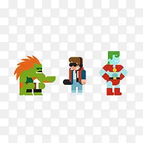 扁平化卡通影视人物-空若网 扁平化卡通影视人物-空若网