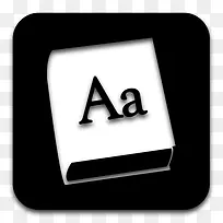 应用程序词典黑色图标-空若网 应用程序词典黑色图标-空若网