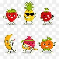 水果卡通矢量图下载-空若网 水果卡通矢量图下载-空若网