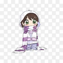 手绘女孩-空若网 手绘女孩-空若网