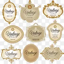 矢量欧式文字边框-空若网 矢量欧式文字边框-空若网