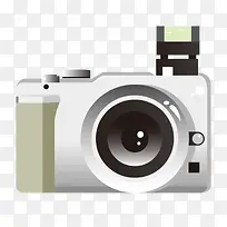 白色质感时尚照相机-空若网 白色质感时尚照相机-空若网