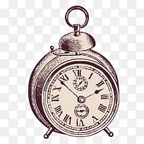 手绘素描闹钟-空若网 手绘素描闹钟-空若网