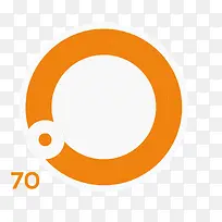 橙色圆形数据-空若网 橙色圆形数据-空若网